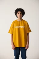 SCRIBBLE MUSTARD TSHIRT