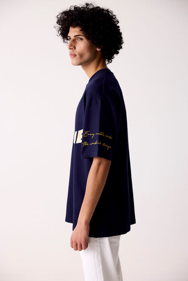 WOBBLE NAVY BLUE TSHIRT - Image 2