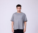 GREY BASIC BOXY FIT TSHIRT