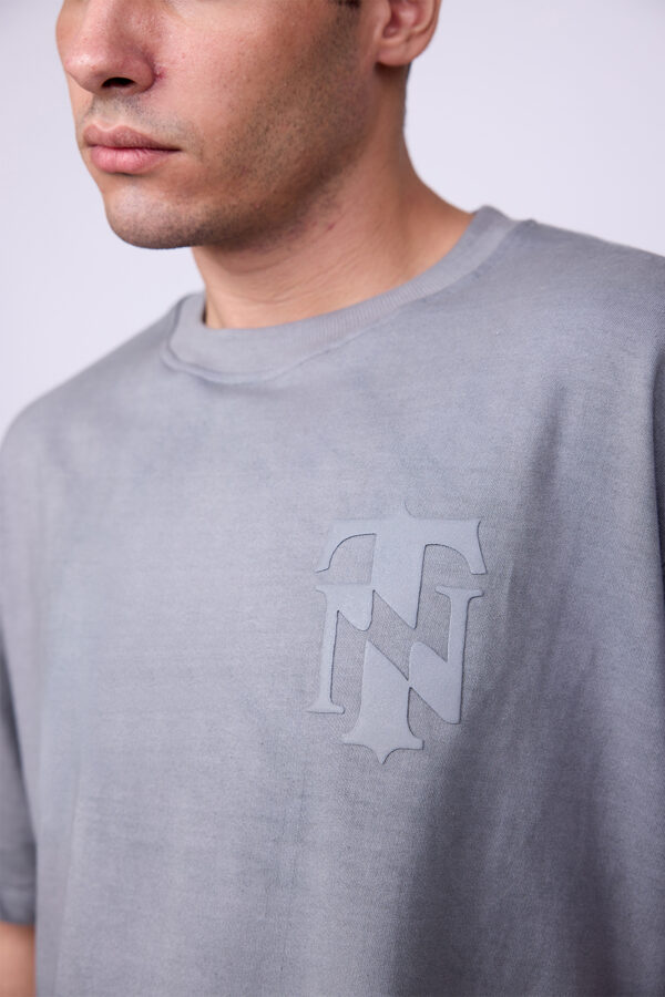 GREY BASIC BOXY FIT TSHIRT