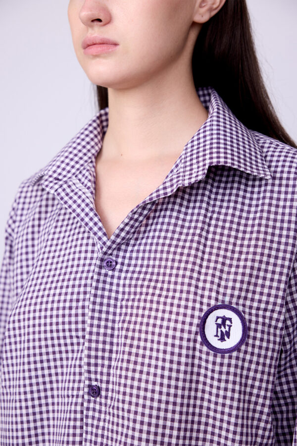PURPLE CHECKS SHIRT