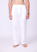 WHITE LINEN PANTS