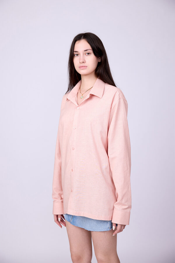 PEACH LINEN SHIRT - Image 2