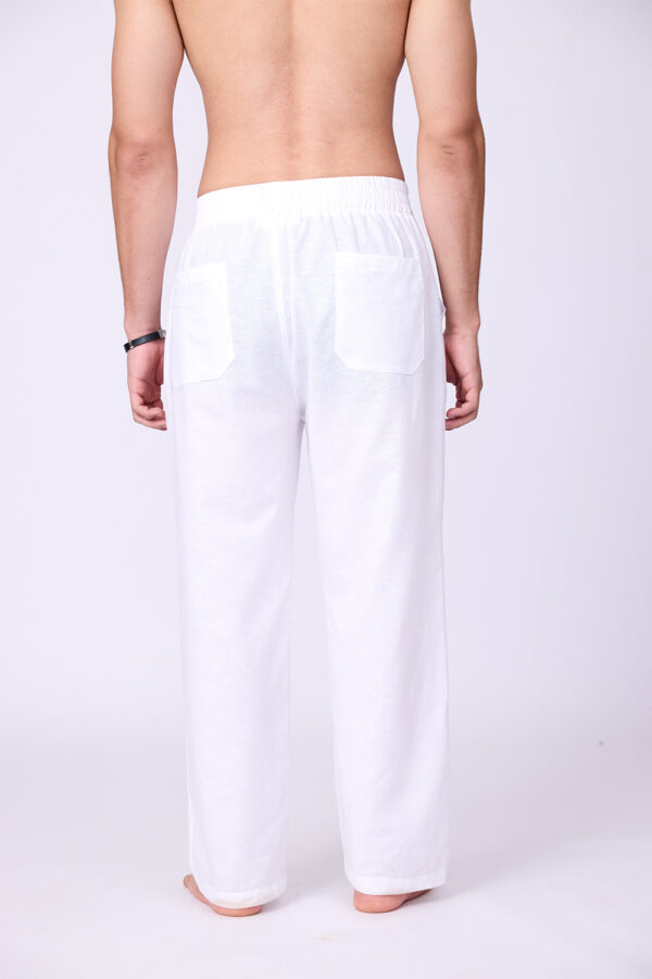 WHITE LINEN PANTS