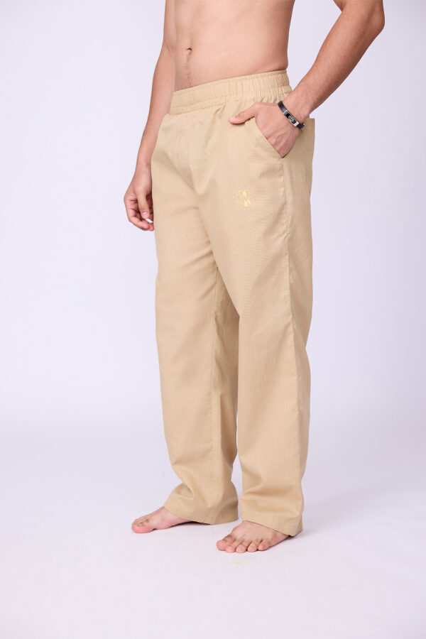 BEIGE LINEN PANTS