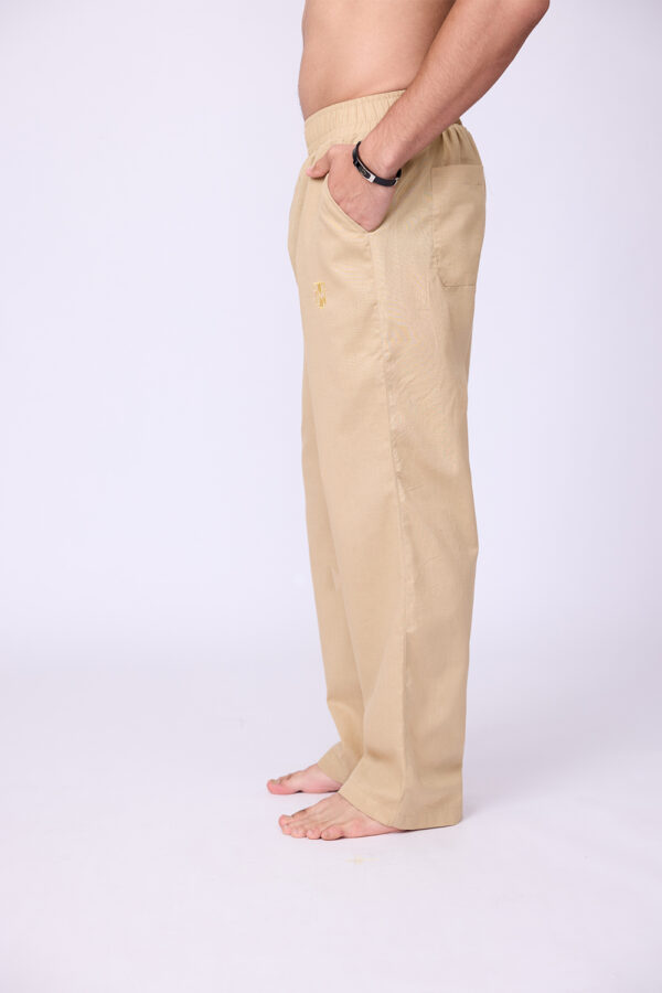 BEIGE LINEN PANTS