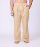 BEIGE LINEN PANTS