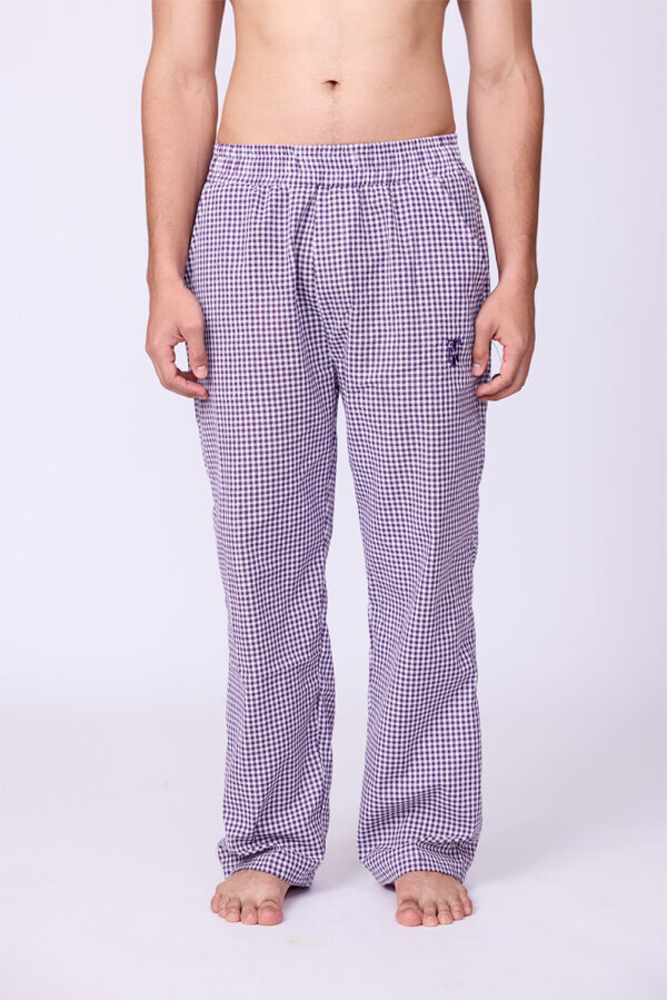PURPLE CHECKS PANTS