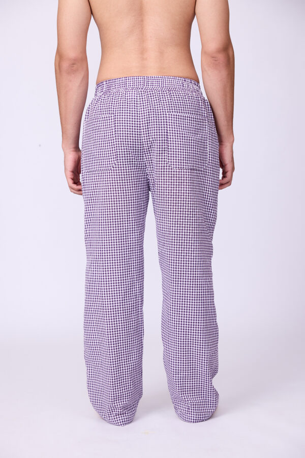 PURPLE CHECKS PANTS