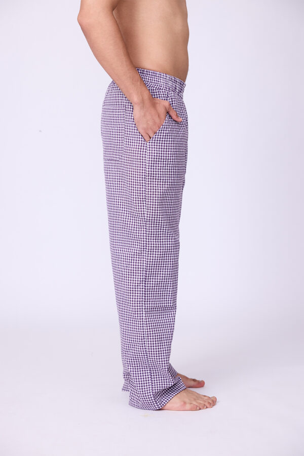 PURPLE CHECKS PANTS