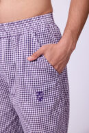 PURPLE CHECKS PANTS