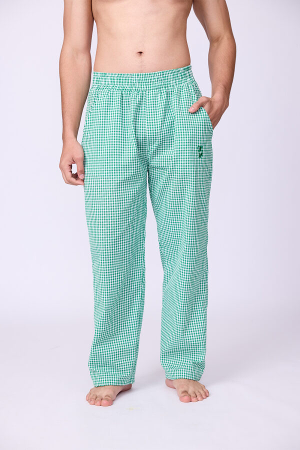GREEN CHECKS PANTS