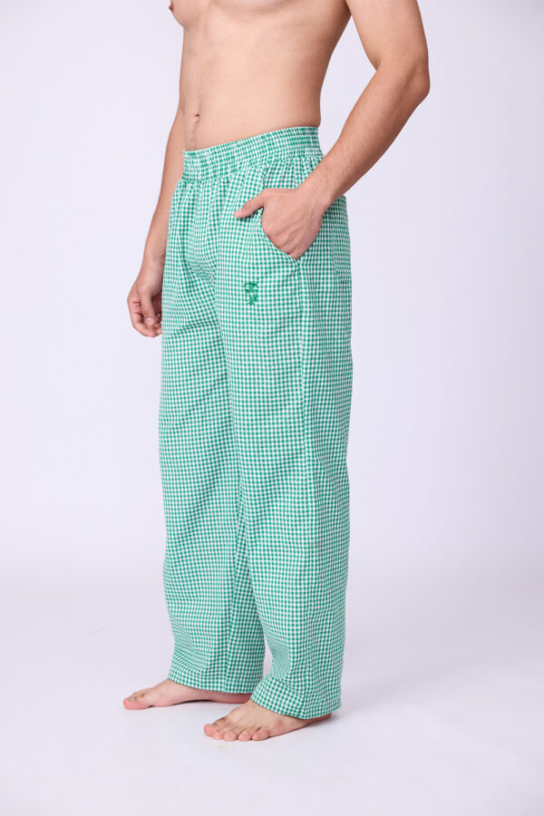 GREEN CHECKS PANTS