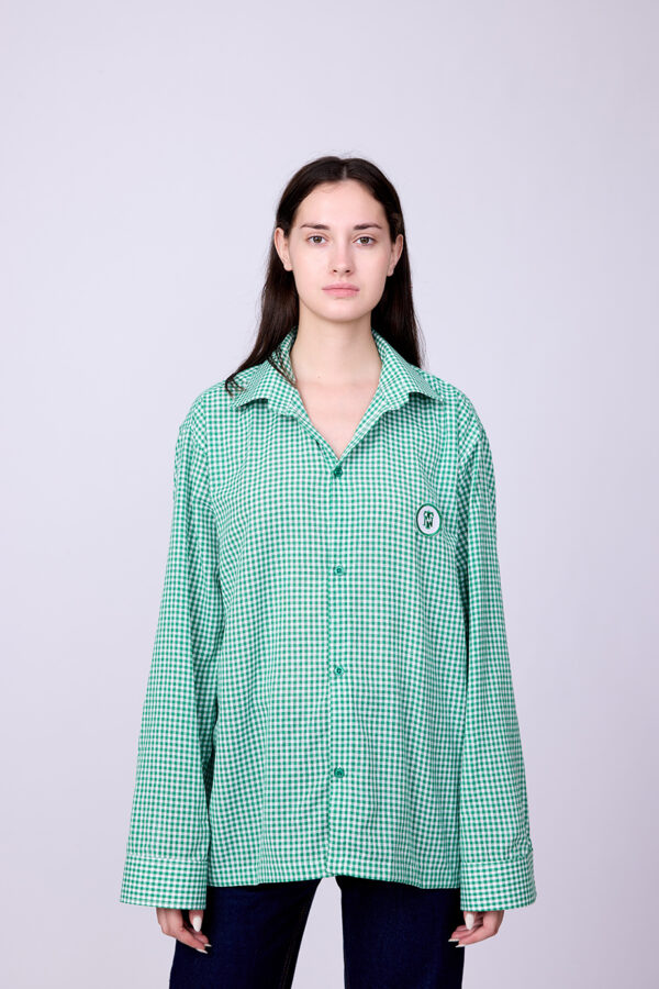 GREEN CHECKS SHIRT