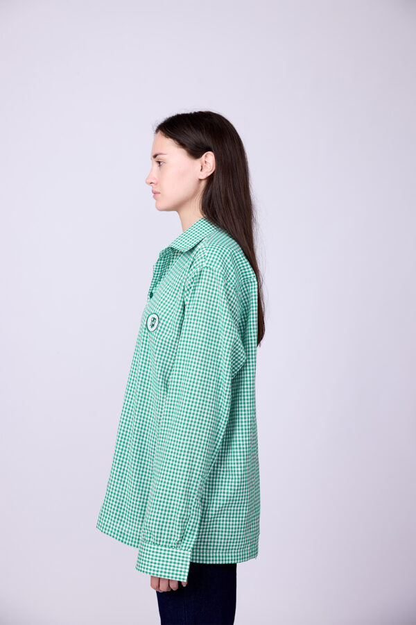 GREEN CHECKS SHIRT