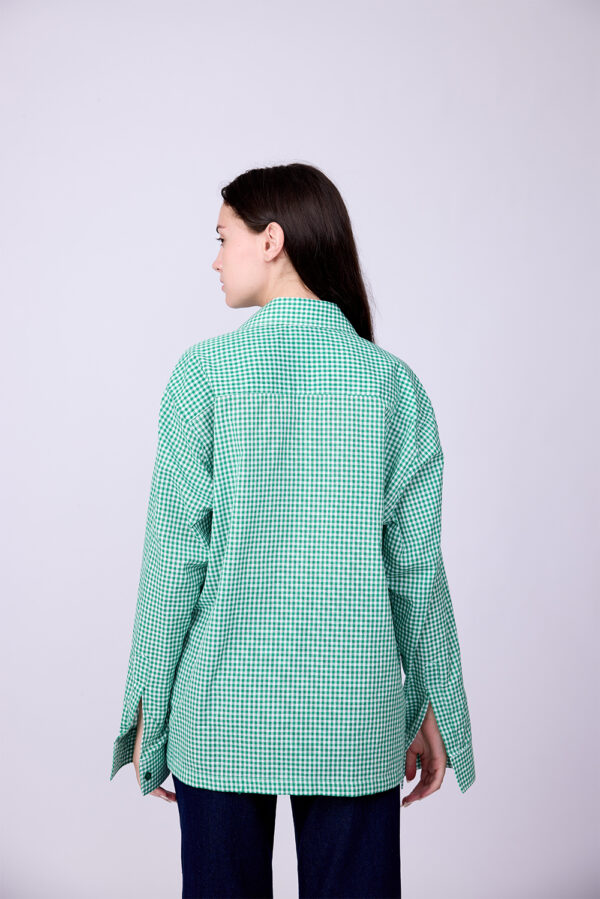 GREEN CHECKS SHIRT - Image 3