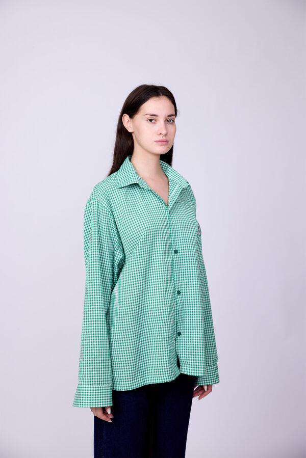 GREEN CHECKS SHIRT - Image 4