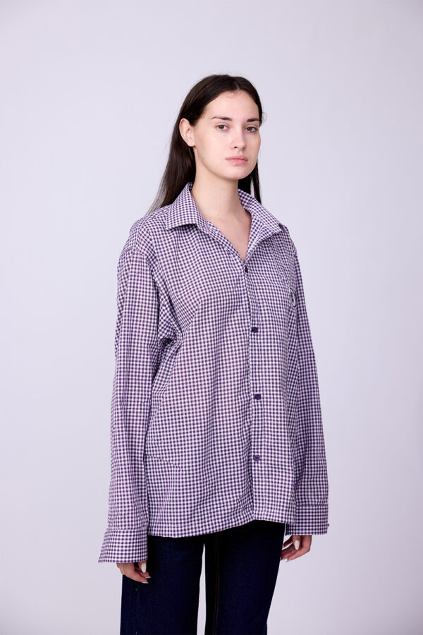 PURPLE CHECKS SHIRT
