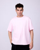 PINK BASIC BOXY FIT TSHIRT
