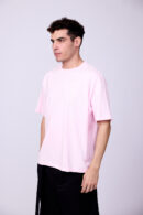 PINK BASIC BOXY FIT TSHIRT
