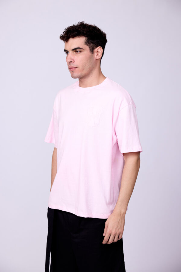 PINK BASIC BOXY FIT TSHIRT