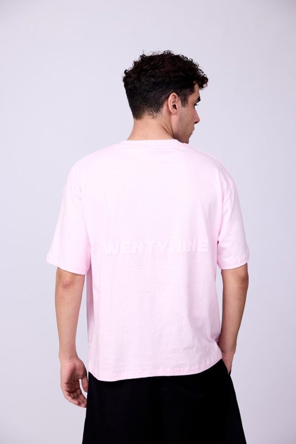 PINK BASIC BOXY FIT TSHIRT