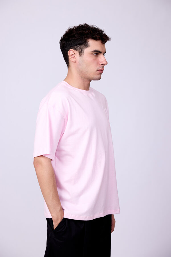PINK BASIC BOXY FIT TSHIRT